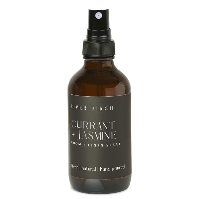 River Birch Currant + Jasmine Scented Linen and Room Spray | Home Fragrance | 4 by RiverBirch