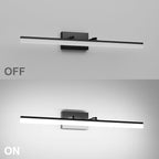 Aipsun 31.5 inch Modern Black Vanity Light Adjustable Bathroom Light Fixtures - Image 8