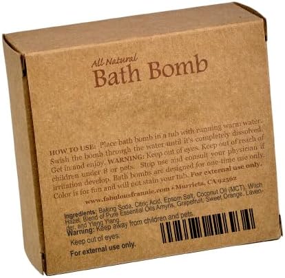 Fabulous Frannie Seduction Romance Natural, Handmade Bath Bomb Set, Rich in - Image 2
