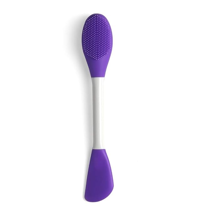 Silicone Brushes, Double-Ended Silicone Face Mask Brush, Facial Cleansing Brush by LASSKY