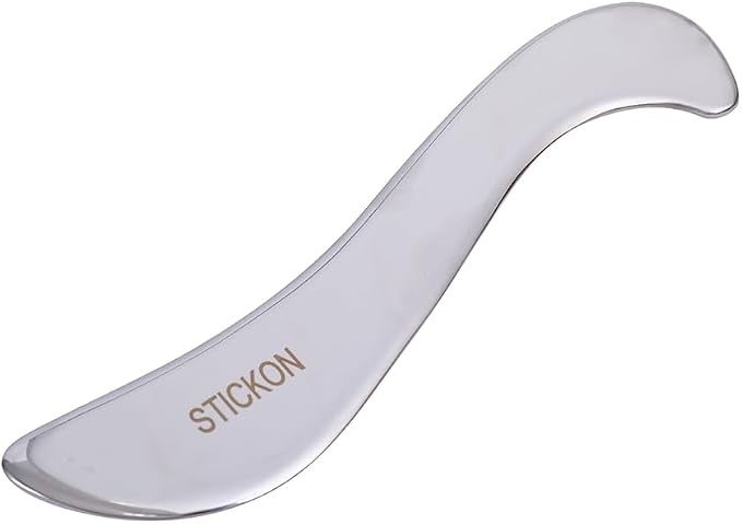STICKON Stainless Steel Gua Sha Muscle Scraper Tool Set 2 in 1 Scraping Massage - Image 4