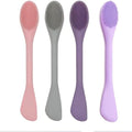Premium Silicone Facial Cleansing Brush Combo 4pcs, Mask Applicator and by Unknown