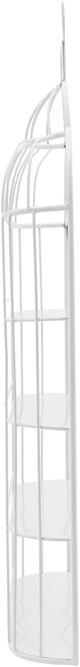 Nail Polish Organizer Wall Mounted, 4-Tier Nail Polish Storage Rack, Metal Nail - Image 5