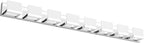 Tipace 8 Lights Modern LED Chrome Vanity Light by Tipace