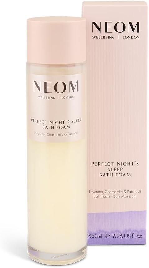 NEOM Perfect Night's Sleep Bath Foam, 200ml I Lavender, Sweet Basil & Jasmine I by NEOM