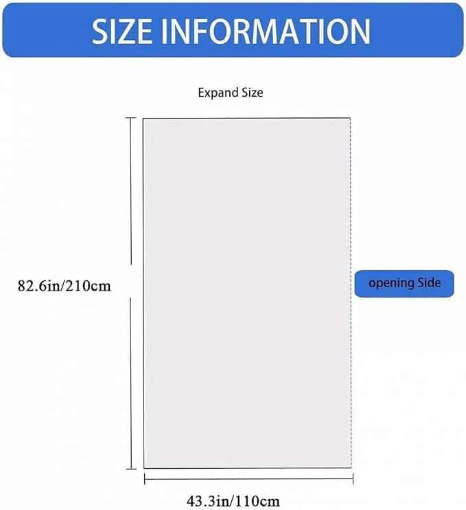 50 Pieces Disposable Plastic Sheeting, Sauna Blanket Liners Side Opening - Image 7