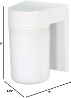 Nuvo Lighting SF77/530 Transitional One Light Outdoor Wall Mount in White finish - Image 5