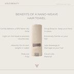 VOLO Hero Hair Towel | Ultra Soft, Super Absorbent, Quick Drying Nanoweave - Image 2