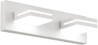 SineRise LED Modern Bathroom Vanity Light Fixtures, Matte White Modern Acrylic by SINERISELIGHTING