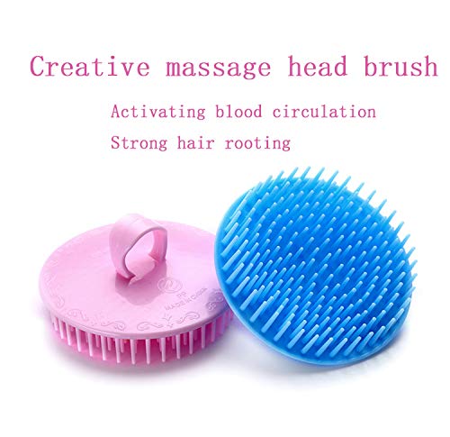 Aroveea Hair Scalp Brush Dandruff Cleaning Brush Shower Scalp Shampoo Brush - Image 2