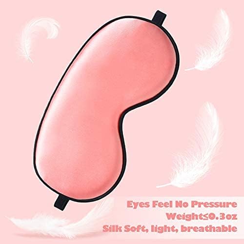 Sintege 4 Pcs Silk Eye Mask for Sleeping Kids Soft Eye Cover - Image 4