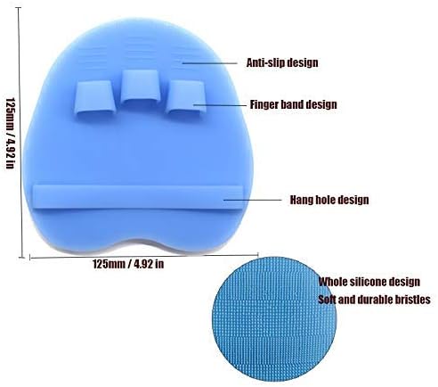 1 Pack Soft Silicone Shower Brush, Body & Face & Short Hair Wash, Bath - Image 7