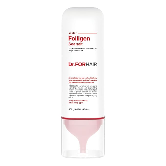 Dr.FORHAIR Folligen Sea Salt Scaler 10.58 fl oz | Korean Scalp Care | Scalp by DrFORHAIR