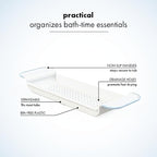 madesmart Expandable Bath Shelf, Adjustable Bathtub Tray - Image 6