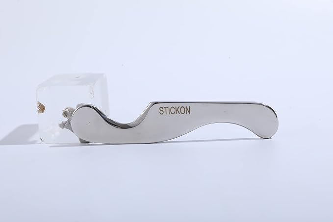 STICKON Gua Sha Stainless Steel 2 Pack Metal Muscle Scraper Tools Set, Scraping - Image 5