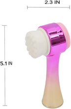 Facial Cleansing Brush 2 in 1Double-Sided Facial Cleaning Brush - Image 5