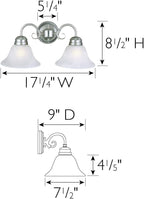 Design House 511600 Millbridge Wall Light Traditional 2-Light Indoor Dimmable - Image 4