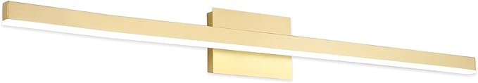 Joossnwell Gold Vanity Lights Bar 47.2 inch Modern LED Bathroom Light Fixtures by Joossnwell