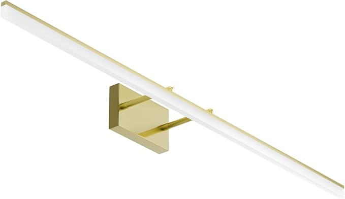 Aipsun 48inch Bathroom Vanity Light Brushed Gold Modern LED Vanity Lighting - Image 9