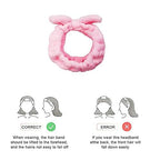 Chloven 7 Pcs Microfiber Bowtie Oversized Headbands Facial Makeup Headband - Image 2