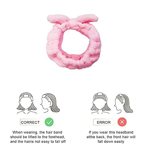 Chloven 7 Pcs Microfiber Bowtie Oversized Headbands Facial Makeup Headband - Image 2