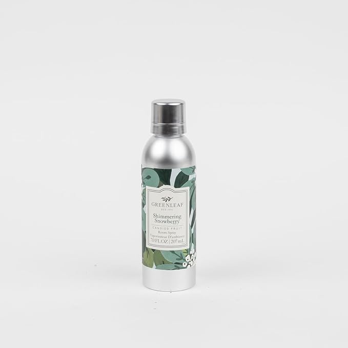 Greenleaf Gifts Shimmering Snowberry Holiday Scented Room Air Freshener Spray | - Image 2