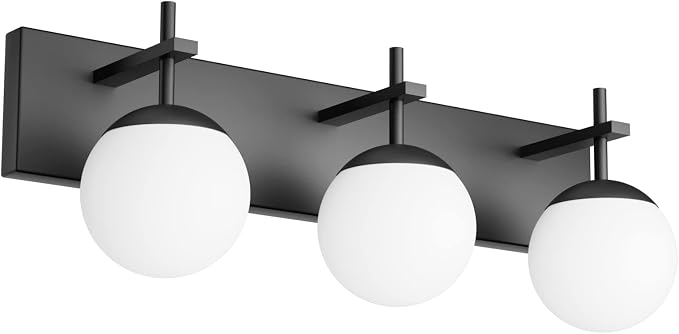 Ralbay Matte Black Bathroom Vanity Light by RalbayLighting