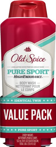 Body Wash for Men by Old Spice, High Endurance Body Wash Twin Pack, Pure Sport - Image 2