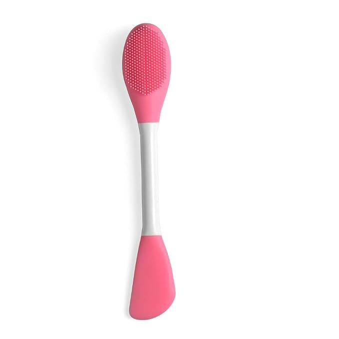 Silicone Brushes, Double-Ended Silicone Face Mask Brush, Facial Cleansing Brush by LASSKY