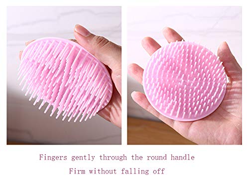 Aroveea Hair Scalp Brush Dandruff Cleaning Brush Shower Scalp Shampoo Brush - Image 4
