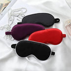 Silk Satin Sleeping Eye Mask, Soft Breathable Blackout Eyeshade Eye Cover - Image 7