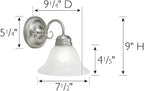 Design House 511618 Millbridge Wall Light Traditional 1-Light Indoor Dimmable - Image 4