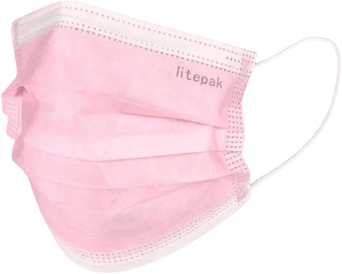 Litepak 500pcs Premium Disposable Face Mask SOFT 3ply Nose Wire - Image 6