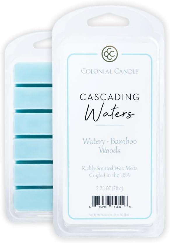 Colonial Candle Cascading Waters Scented Wax Melts, Wax Melt Warmer Cubes - Image 3