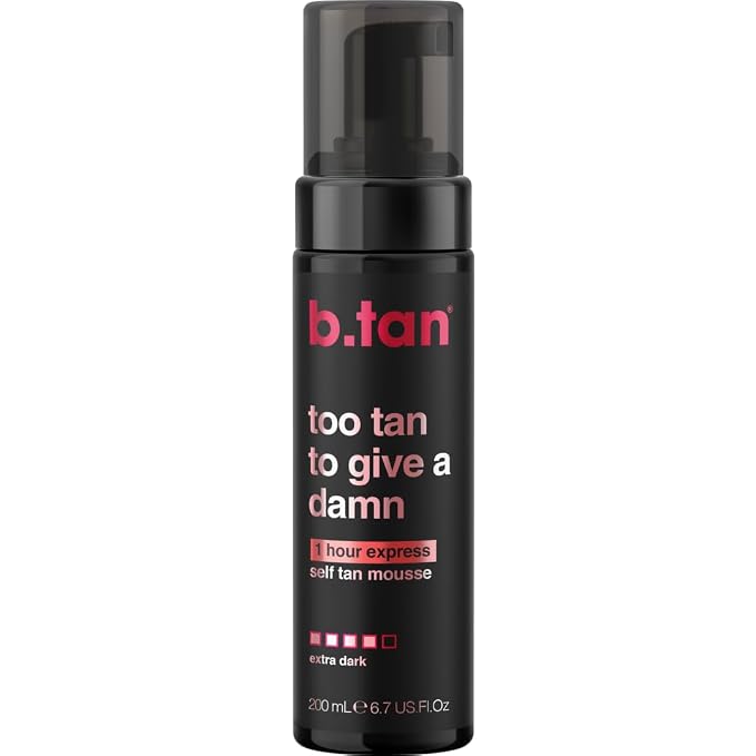 b.tan Ultra Dark Self Tanner Mousse | Too Tan by btan