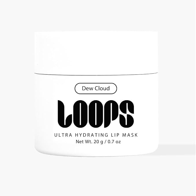 LOOPS Dew Cloud Ultra Hydrating Full Size Korean Lip Mask -Nourish, and by LOOPS