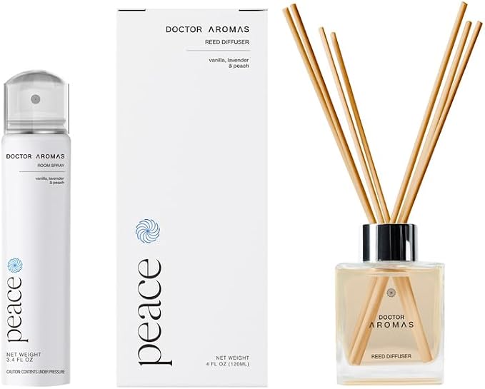 Doctor Aromas Aroma Set Essential Oil Natural Reed Aroma Wood Sticks Diffuser by DOCTORAROMAS