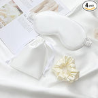 Silk Satin Sleeping Eye Mask, Soft Breathable Blackout Eyeshade Eye Cover by LCBD