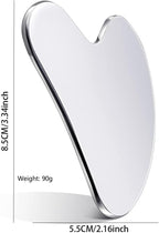 Stainless Steel Gua Sha Facial Tools, Tighten Skin Massage Guasha Beauty Tool - Image 2