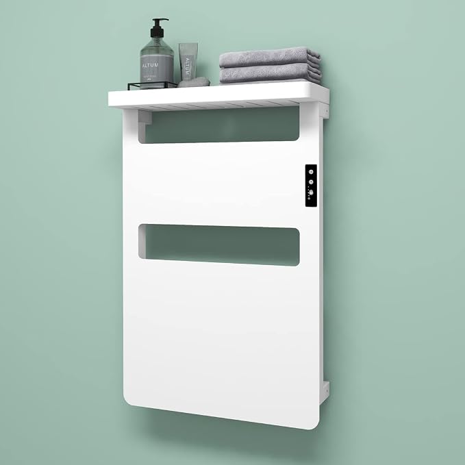 Towel Warmer with Timer for Bathroom, Towel Warmer Rack with Top Shelf by evokor