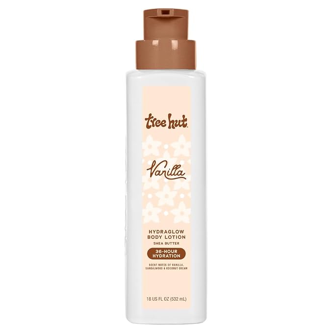 Tree Hut Hydraglow Body Lotion Vanilla, Mothers Day Gifts, Hydrating & by TreeHut