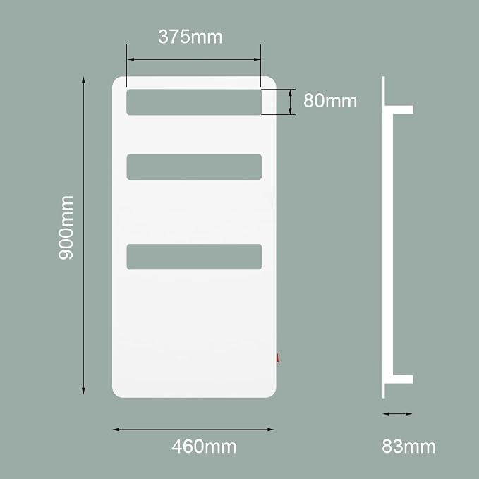 Heated Towel Rack for Bathroom, Towel Warmer Wall Mounted, Electric Towel - Image 7