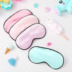 Sintege 4 Pcs Silk Eye Mask for Sleeping Kids Soft Eye Cover - Image 2