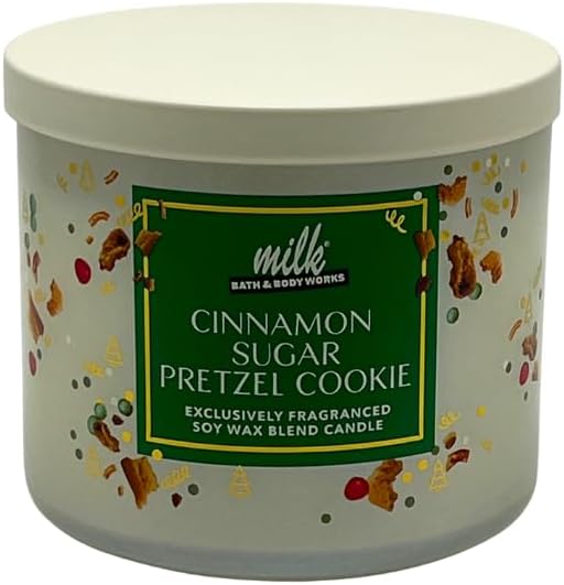 Bath & Body Works Milk BAR Collection Holiday Dessert Scents 3-Wick Scented - Image 6