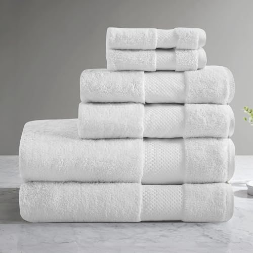 Madison Park Turkish 100% Cotton 600Gsm Luxury Premium Thick Soft Absorbent - Image 2