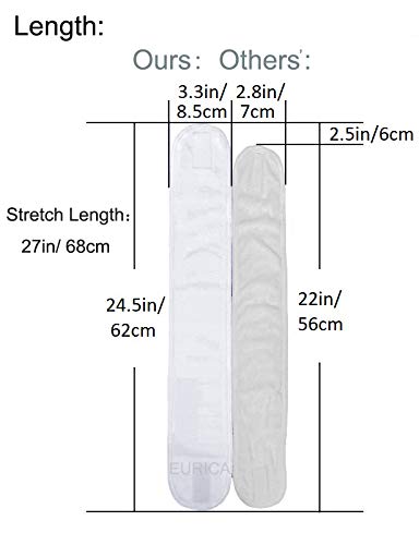 EUICAE Spa Headband, 6 Pack White - Image 4