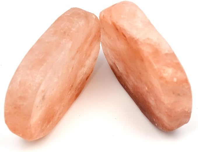 2 Pcs Himalayan Salte Stones Hot Massage Stones Set Warm Rocks Kit - Image 4