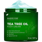Majestic Pure Tea Tree Oil Foot Cream, Warming Cream - Image 2