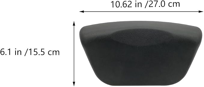 Spa Bath Pillow with Suction Cups Pu Bath Cushion Non-Slip Design - Image 2