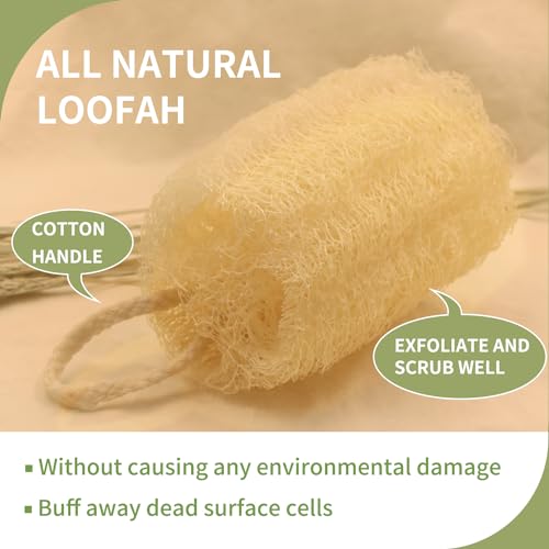 6Pack Luffa Sponges Gentle Exfoliating Body Scrubber - Image 3